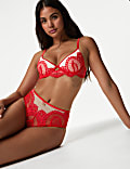 Christelle Lace Wired Demi Cup Bra Set A-E