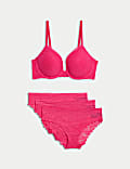 Flexifit™ Lace Wired Push-Up Bra Set A-E