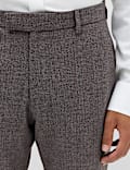 2 Piece Tailored Fit Micro Check Suit