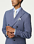 Tailored Fit Italian Linen Miracle™ Double Breasted Suit