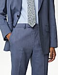 Tailored Fit Italian Linen Miracle™ Double Breasted Suit