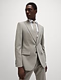 Slim Fit Puppytooth Stretch Suit 