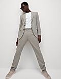 Slim Fit Puppytooth Stretch Suit 