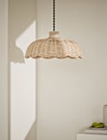 Scallop Rattan Shade