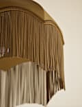 Fringed Velvet Lamp Shade