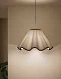 Fabric Wave Scallop Shade