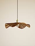 Rocco Rattan Easy Fit Ceiling Lamp Shade