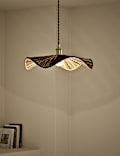 Rocco Rattan Easy Fit Ceiling Lamp Shade