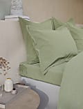 Washed Cotton Deep Fitted Sheet