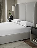 500TC Cotton Sateen Deep Fitted Sheet