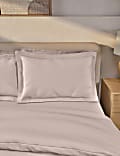 2pk Pure Brushed Cotton Oxford Pillowcases