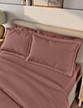 2pk Pure Brushed Cotton Oxford Pillowcases