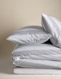 Zuiver katoenen beddengoedset Hadley met streepmotief