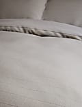 Cotton Rich Ribbed Striped Bedding Set
