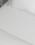 Drap-housse 100&nbsp;% coton à bonnets profonds avec une densité de tissage de 300&nbsp;fils
