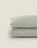 2pk Pure Cotton 300 Thread Count Pillowcases