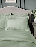 2pk Egyptian Cotton Sateen 400 Thread Count Oxford Pillowcases