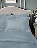 2pk Egyptian Cotton Sateen 400 Thread Count Oxford Pillowcases