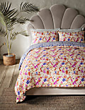 Comfortably Cool Lyocell Rich Floral Ikat Bedding Set