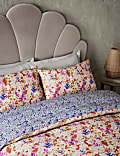 Comfortably Cool Lyocell Rich Floral Ikat Bedding Set