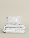 Pure Cotton Bee Embroidered Bedding Set