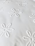 Parure de lit 100&nbsp;% coton tufté à motif fleuri