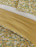 Cotton Blend Daisy Print Bedding Set