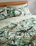 Pure Cotton Watercolour Palm Bedding Set