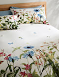 Set Perlengkapan Tidur Katun Murni Motif Bunga
