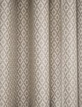 Diamond Geometric Eyelet Curtains