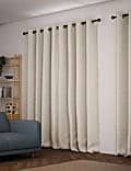 Jacquard Striped Eyelet Curtains
