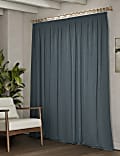 Velvet Pencil Pleat Curtains