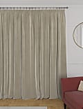 Velvet Pencil Pleat Curtains