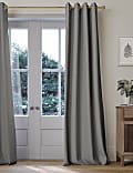 Brushed Eyelet Blackout Thermal Curtains