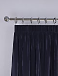 Faux Silk Pencil Pleat Blackout Curtains