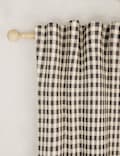 Chenille Gingham Multiway Blackout Curtains