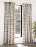 Chenille Gingham Multiway Blackout Curtains