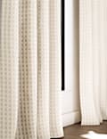 Chenille Gingham Multiway Blackout Curtains