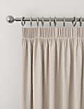Brushed Pencil Pleat Blackout Thermal Curtains