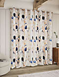 Floral Jacquard Eyelet Curtains