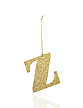 Gold Glitter Z Letter
