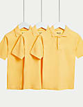 3pk Unisex Stain Resist School Polo Shirts (2-18 Yrs)