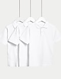 3pk Unisex Stain Resist School Polo Shirts (2-18 Yrs)