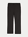 Boys' Slim Leg Longer Length School Trousers (2-18 Yrs)