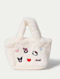 תיק באקט דמוי פרווה Hello Kitty and Friends