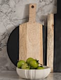 Ronde houten serveerplank