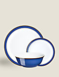 12 Piece Imperial Blue Dinner Set