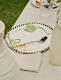 Set of 4 Floral Picnic Dinner Plates