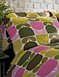 Set Perlengkapan Tidur Katun Murni Motif Tangkai Multiblok