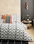 Brushed Cotton Linear Stem Bedding Set